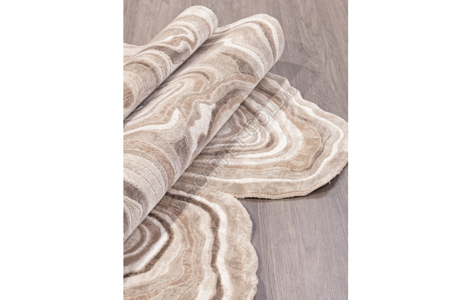 Ковер 00841A - BROWN / BROWN - Прямоугольник - коллекция SAFIR