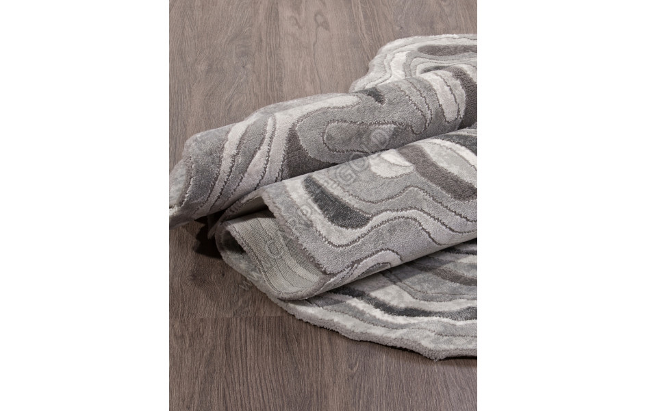 Ковер 00841G - GREY / GREY - Прямоугольник - коллекция SAFIR