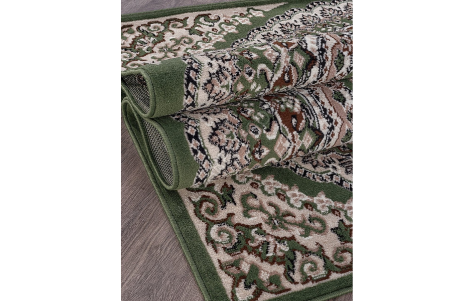 Ковер D504 - зеленый - Прямоугольник - коллекция GAVANA