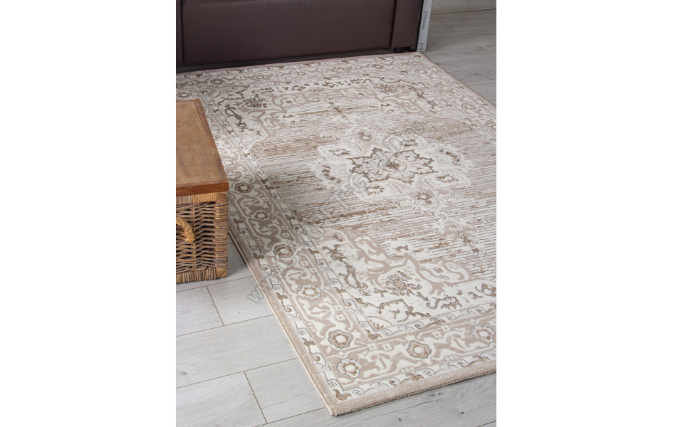 Ковер 04089A - CREAM HB / LIGHT GRI HB - Прямоугольник - коллекция NOVA